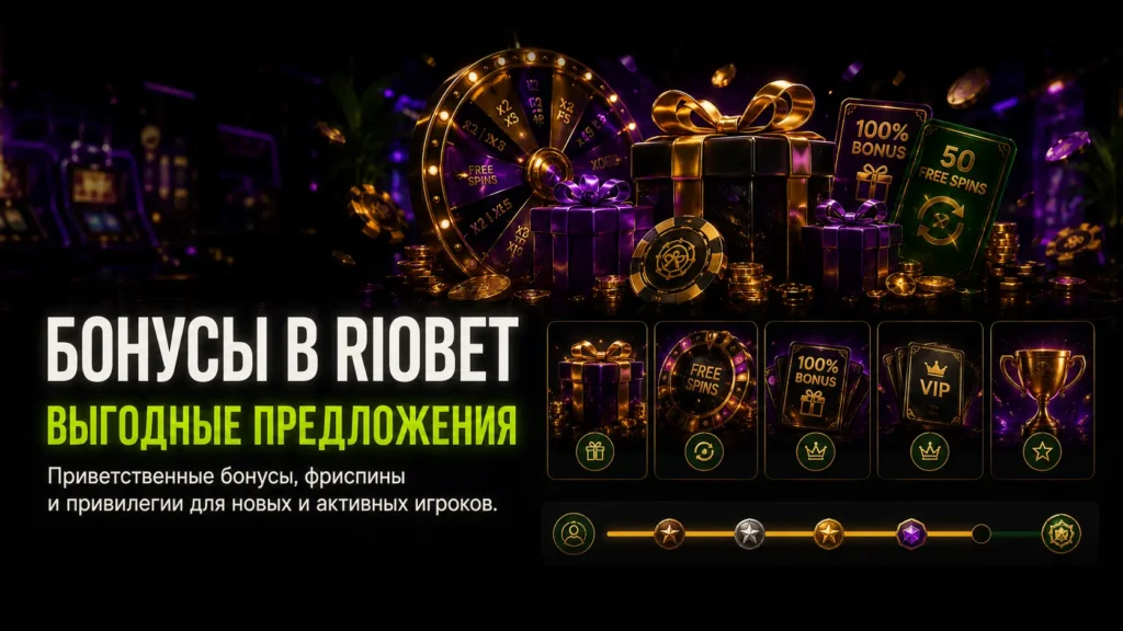 Бонусы Riobet