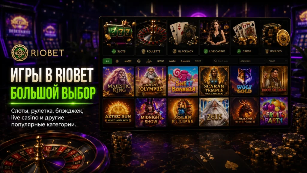 Игры в Riobet