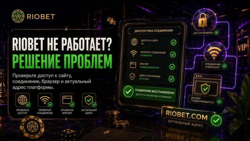 Riobet не работает