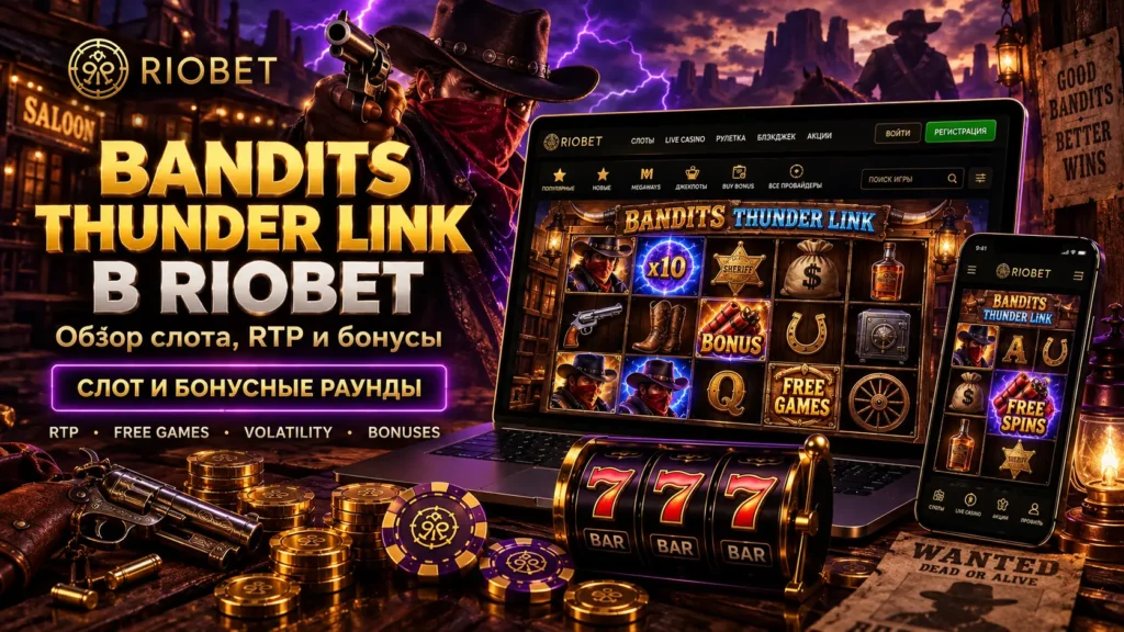Bandits Thunder Link в Riobet — обзор слота и бонусов
