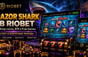 Razor Shark в Riobet — обзор слота, RTP и Free Games